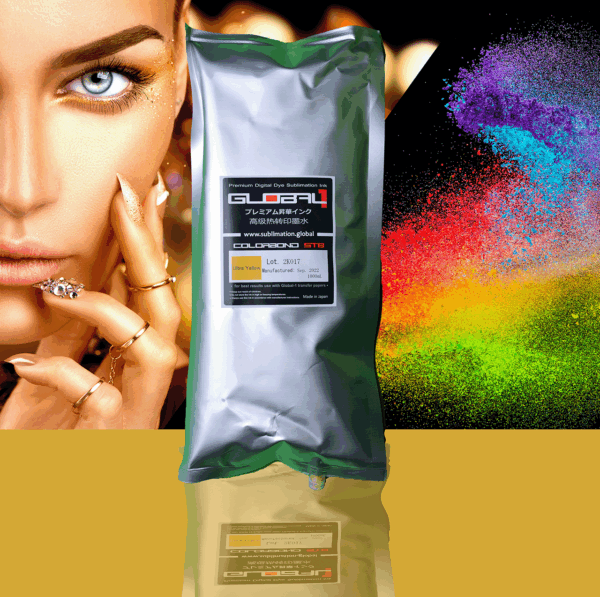 G1 UltraYellow 1L - LR Global 1 Ultra Yellow Ink - 1 Litre